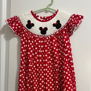 Adorable Red Polka Dot Kids Dress